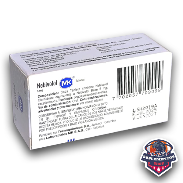 Nebivolol MK 5MG Tabletas - Image 2